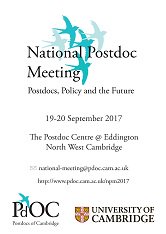 OPDDundee's tweet photo. Calling on all Postdoc! Cambridge University are holding their National Postdoc Meeting in 19-20 September https://t.co/k4G6Gl5B2O https://t.co/8m3mUb5ewM