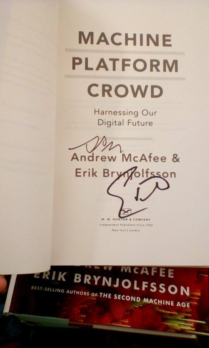 wwnortonUK's tweet photo. Win a SIGNED COPY of #MachinePlatformCrowd - "an astute romp through important digital trends" (The Economist). RT before 4th Aug to enter! https://t.co/LI29Q7XVQ0