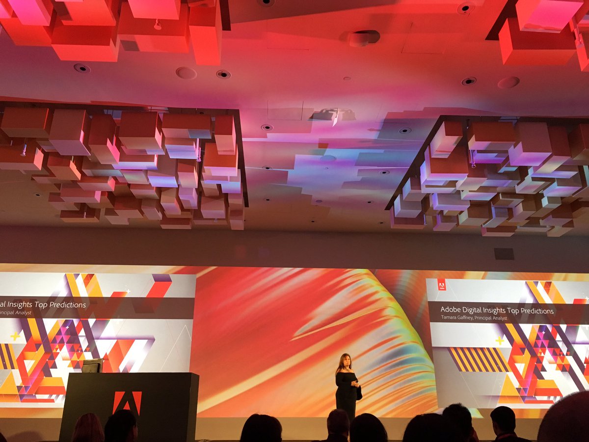 yunn7490's tweet photo. @tamaragaffney Adobe digital insights top prediction - the crystal ball 🔮 #AdobeXF https://t.co/lcf7hqmLz3