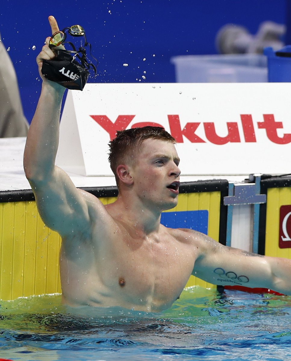 adam_peaty's tweet photo. WORLD RECORD 26.10 https://t.co/fVFJ0uCHj0
