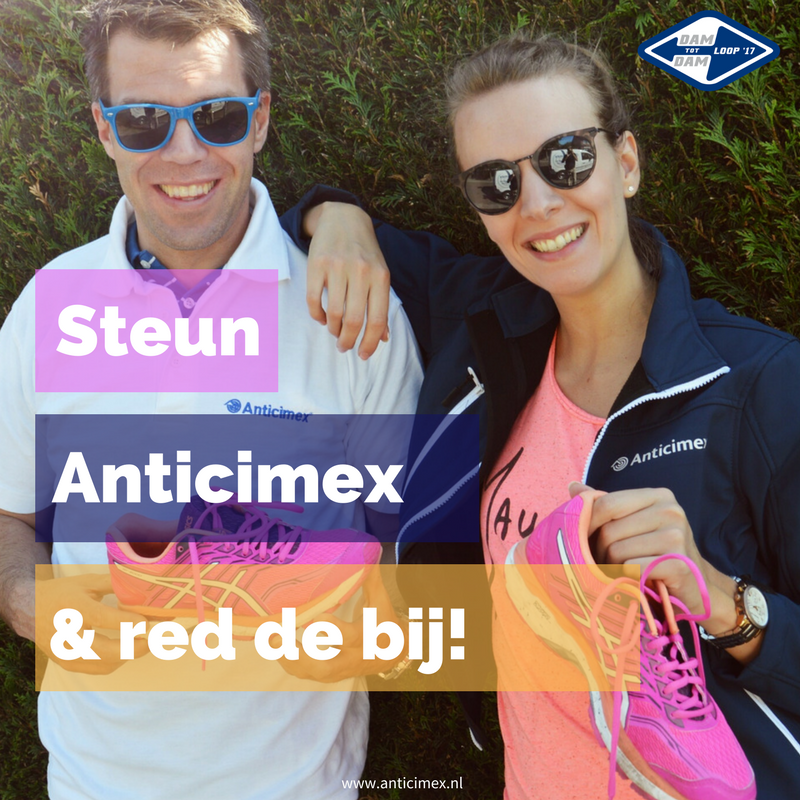 17 september rennen we in een team van tien collega's mee met de @damtotdamloop en zamelen we geld in voor de #bij goo.gl/2bRtXe