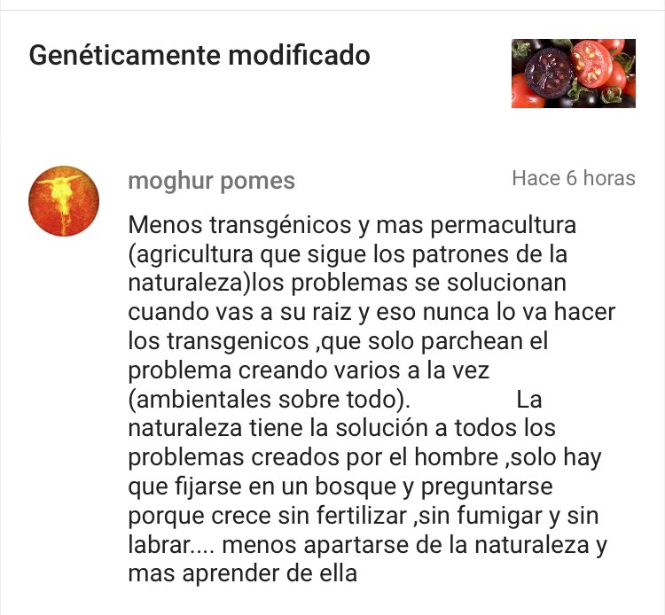 Menos transgénicos y mas permacultura (agricultura que sigue los patrones  de la naturaleza). Los problemas se solucionan cuando vas a su raíz y eso nunca lo van a hacer los transgénicos, que solo parchean el problema creando  varios a la vez (ambientales sobre todo). La naturaleza tiene la solución a todos  los problemas creados por el hombre, solo hay que fijarse en un bosque y preguntarse por qué crece sin fertilizar, sin fumigar y sin labrar.... menos  apartarse de la naturaleza  y más aprender de ella