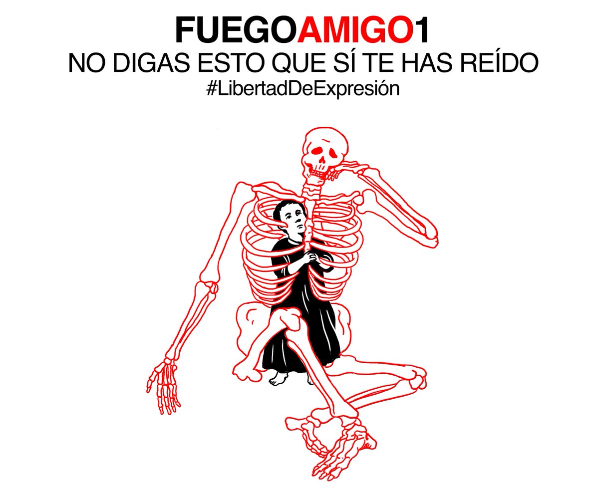 fuegoamigos's tweet photo. ¡Abrimos fuego! Aquí el 1er programa de #FuegoAmigo "No digas esto que sí te has reído" sobre #LibertadDeExpresión https://t.co/vOQDOIO7Zg https://t.co/XQWLEFMc4V