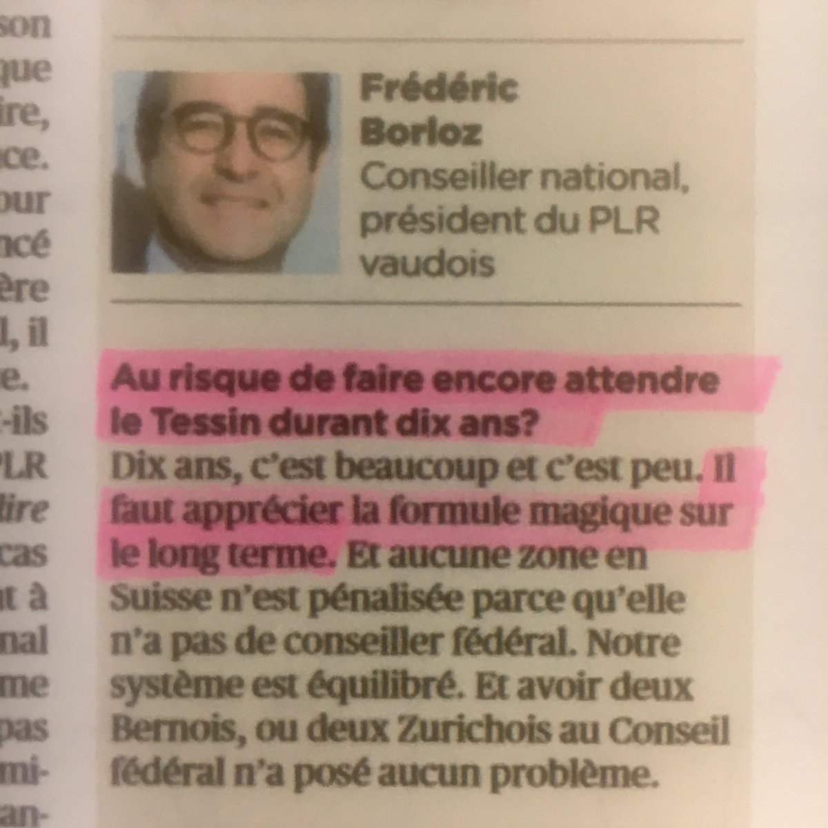 HeidiGmuer's tweet photo. Hm, wie war das nochmal mit der #Zauberformel? La #formulemagique selon @FredericBorloz @PLR_VD @24heuresch ;-) https://t.co/9ASFf71ovD