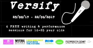 PlymVersify's tweet photo. NEW Writing &amp; Performance project in Plymouth! Poets, rappers, comedians, curious folk...contact versifyplym@gmail.com https://t.co/MtHEa4YlZZ