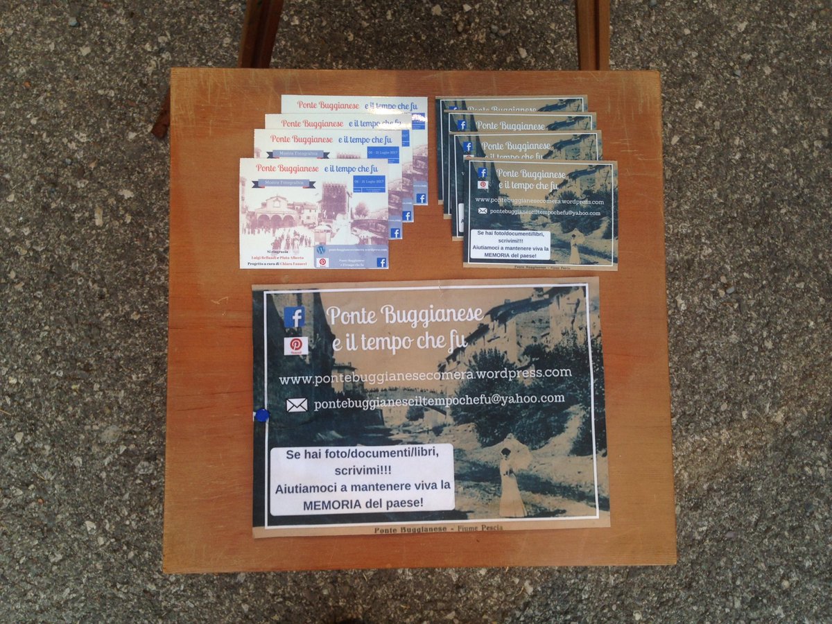ChiaraFanu's tweet photo. Last week for #pontebuggianeseiltempochefu #exhibition #pistoia https://t.co/VJswFtzQFi