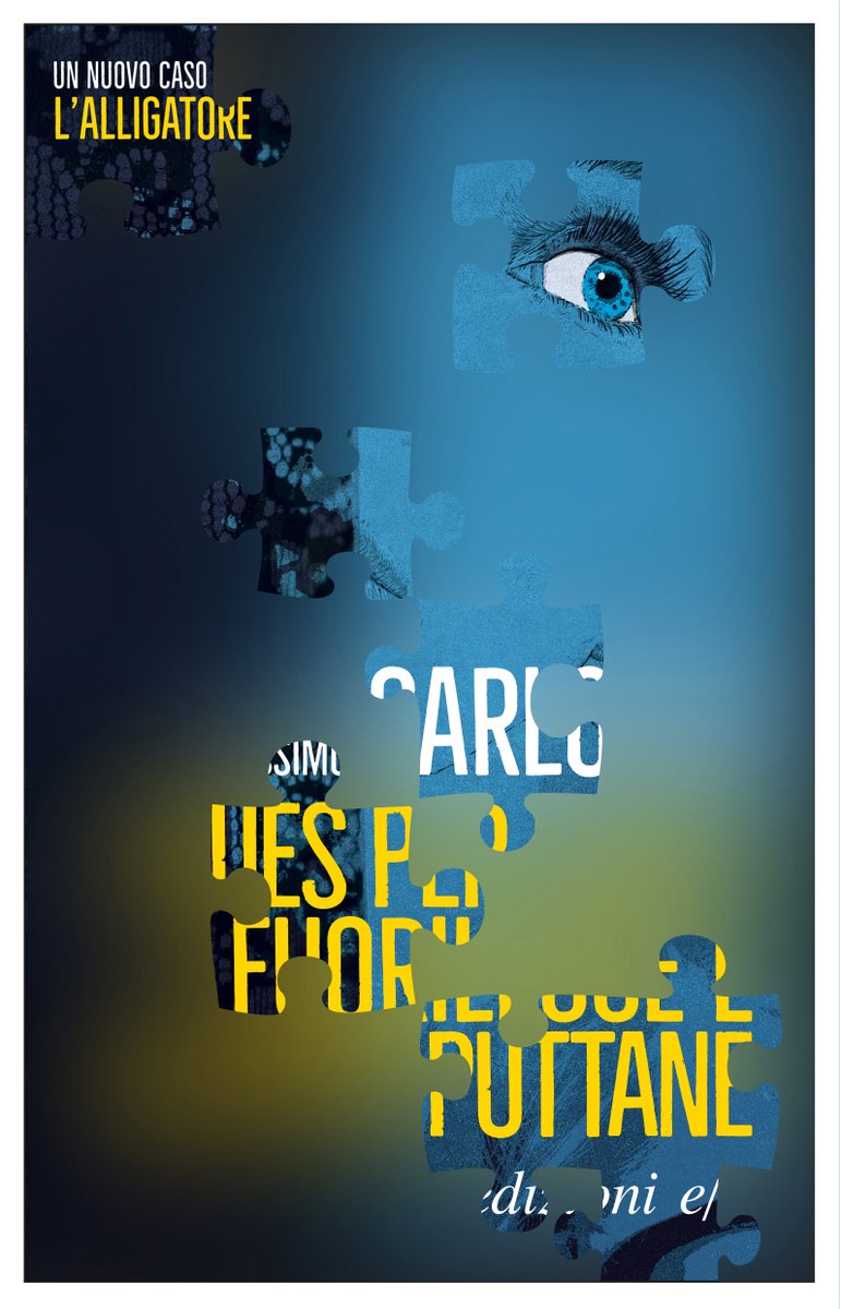 Ci siamo quasi! Ormai si intuisce il titolo del nuovo #Alligatore di @MassimoCarlotto in uscita a settembre! 🐊