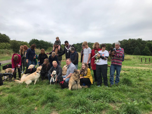 BorrowMyDoggy's tweet photo. Enjoying Melton Mowbray's huge community dog walk, bringing people and pets together with @MarsPetcare @waltham_science #PetsForGood. https://t.co/M5BlDB0KyC