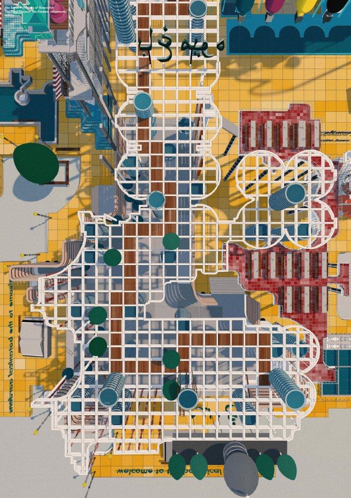RIBAJ's tweet photo. These colourful detailed drawings by Aryan Tehrani from @RSHParchitectshave been shortlisted in #eyeline2017. In partnership with @AVRLondon https://t.co/YpP5ieb6l4