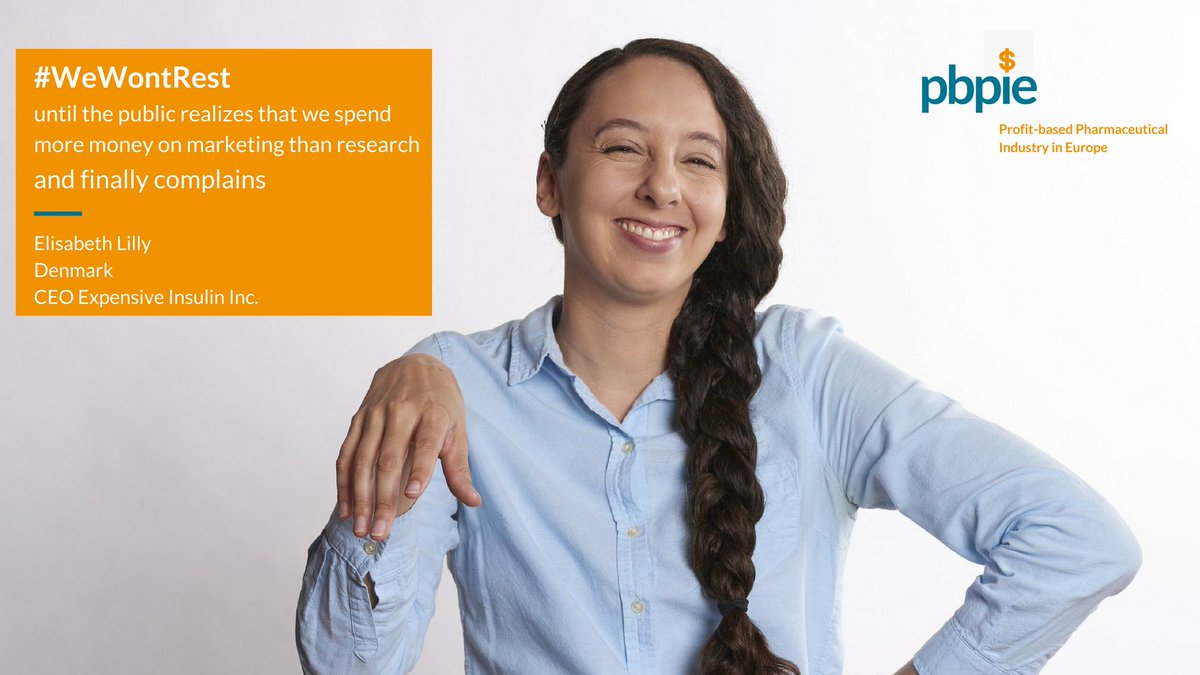 PBPIEurope's tweet photo. #WeWontRest until the public realizes that we spend more money on marketing than research and finally complains https://t.co/uRN8ITjFLJ