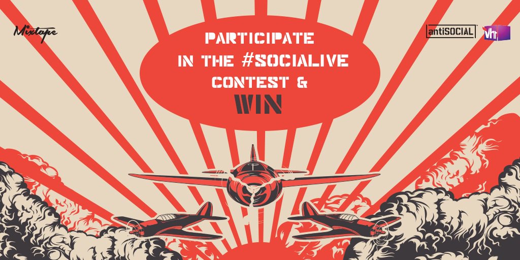 Mixtapelive's tweet photo. #SOCIALive at #antiSOCIAL tomorrow, in association with @Vh1India & @BAJAAOEnt, in addition the #SOCIALiveContest is coming up soon! https://t.co/pMSDoylNZg