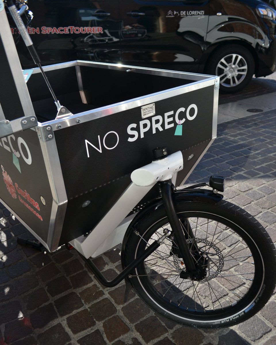 smartiamocremon's tweet photo. Pronta per la lotta allo spreco alimentare 
#nospreco #sprecoalimentare #cremona #smartiamocremona #bike #insieme https://t.co/bUI9jzXDlj