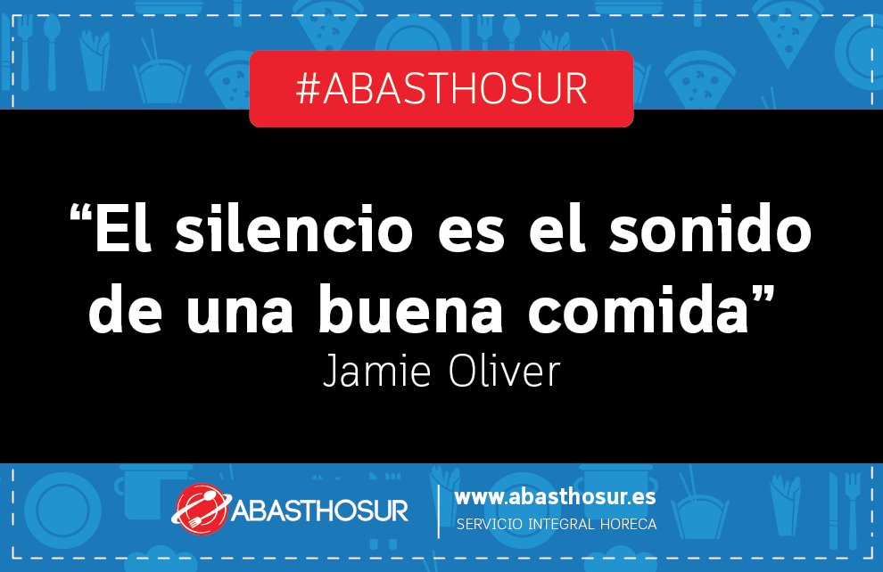 ABASTHOSUR's tweet photo. El amor a la cocina en grandes frases.
#abasthosur #cocina #horeca https://t.co/dVR6x6x0jf