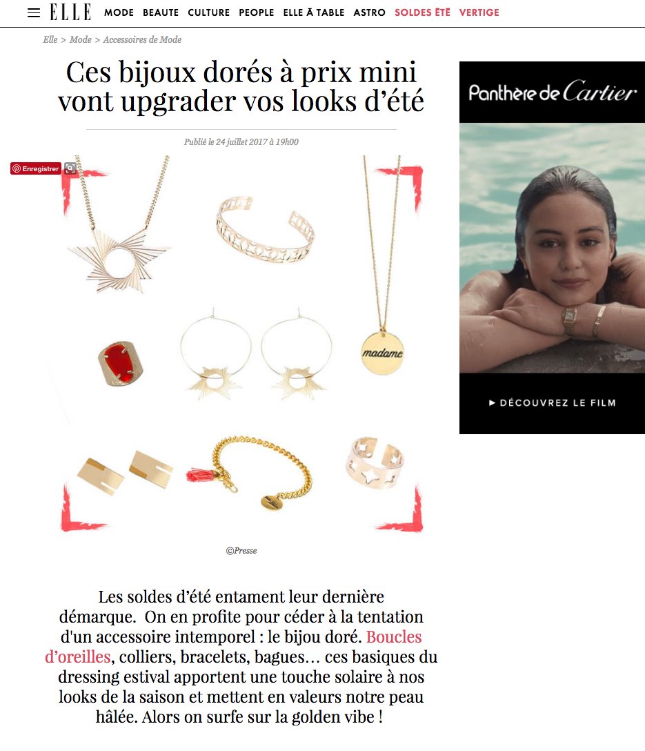 MelleFelee's tweet photo. bijoux @mellefelee sélectionnés par @shopcade sur @ELLEfrance https://t.co/qlIkix8I7C