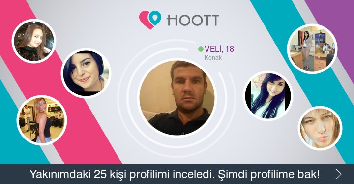 #HOOTTapp Çevrendeki yeni kişilerle tanış ve sohbet et! HOOTT ile Eğlen! goo.gl/jPUaB0