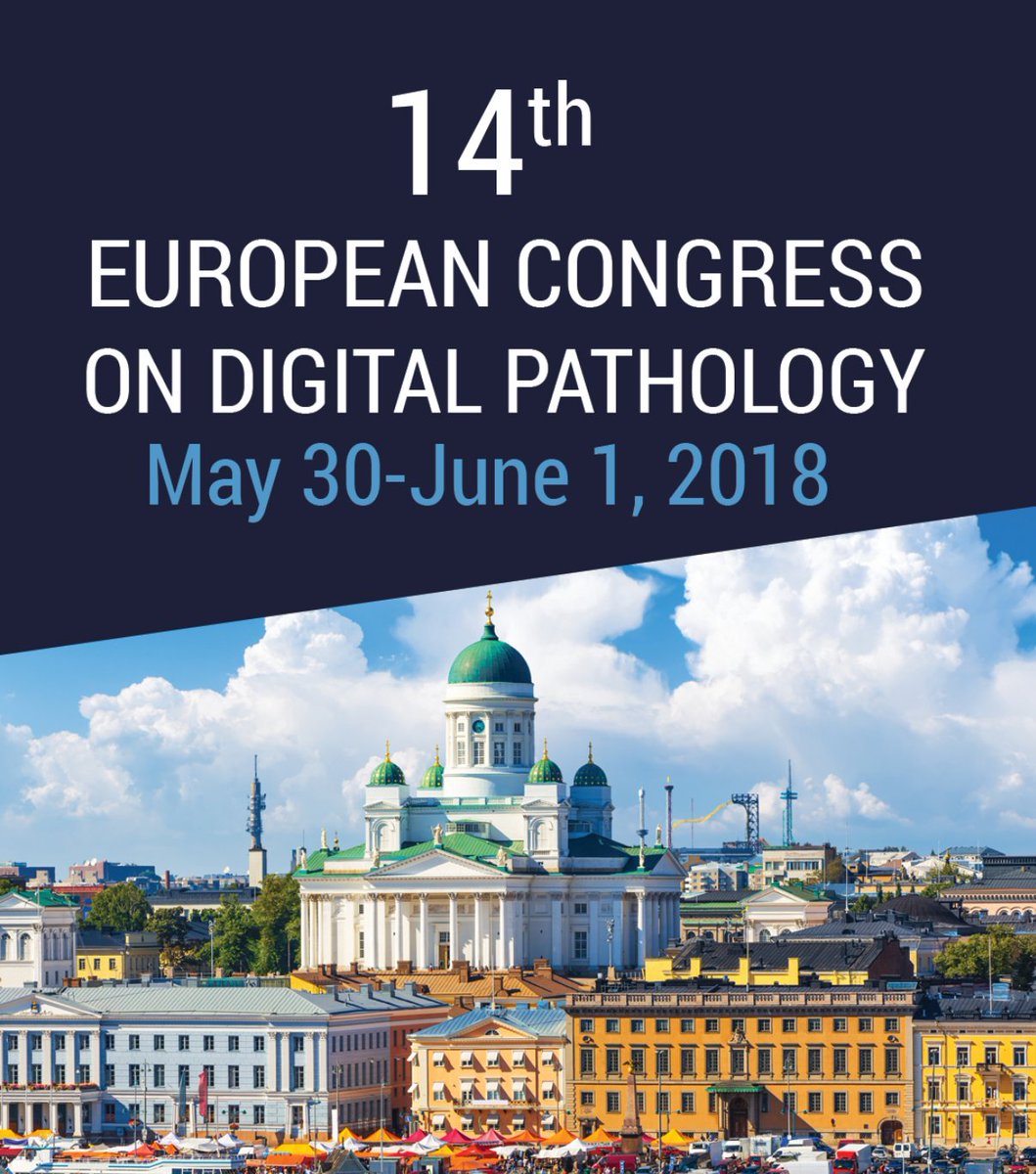 ESDIPatho's tweet photo. SAVE THE DATE: May 30th - June 1st 2018, European Congress on Digital Pathology, Helsinki, Finland 🇫🇮 #ECDP2018 https://t.co/fIBC6gqjXg