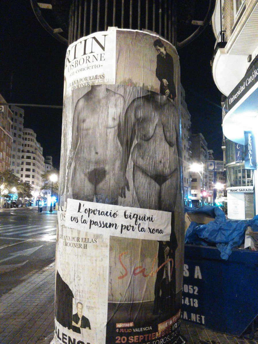 Endavant_VLC's tweet photo. @Endavant_OSAN @COS_Horta @ArranVlc @RacoCorbella Estem fartes de que se'ns tracte com a objectes, la pressió estètica és violència #NoSomObjectes #ProuFeminicidis https://t.co/KO37i50rcn
