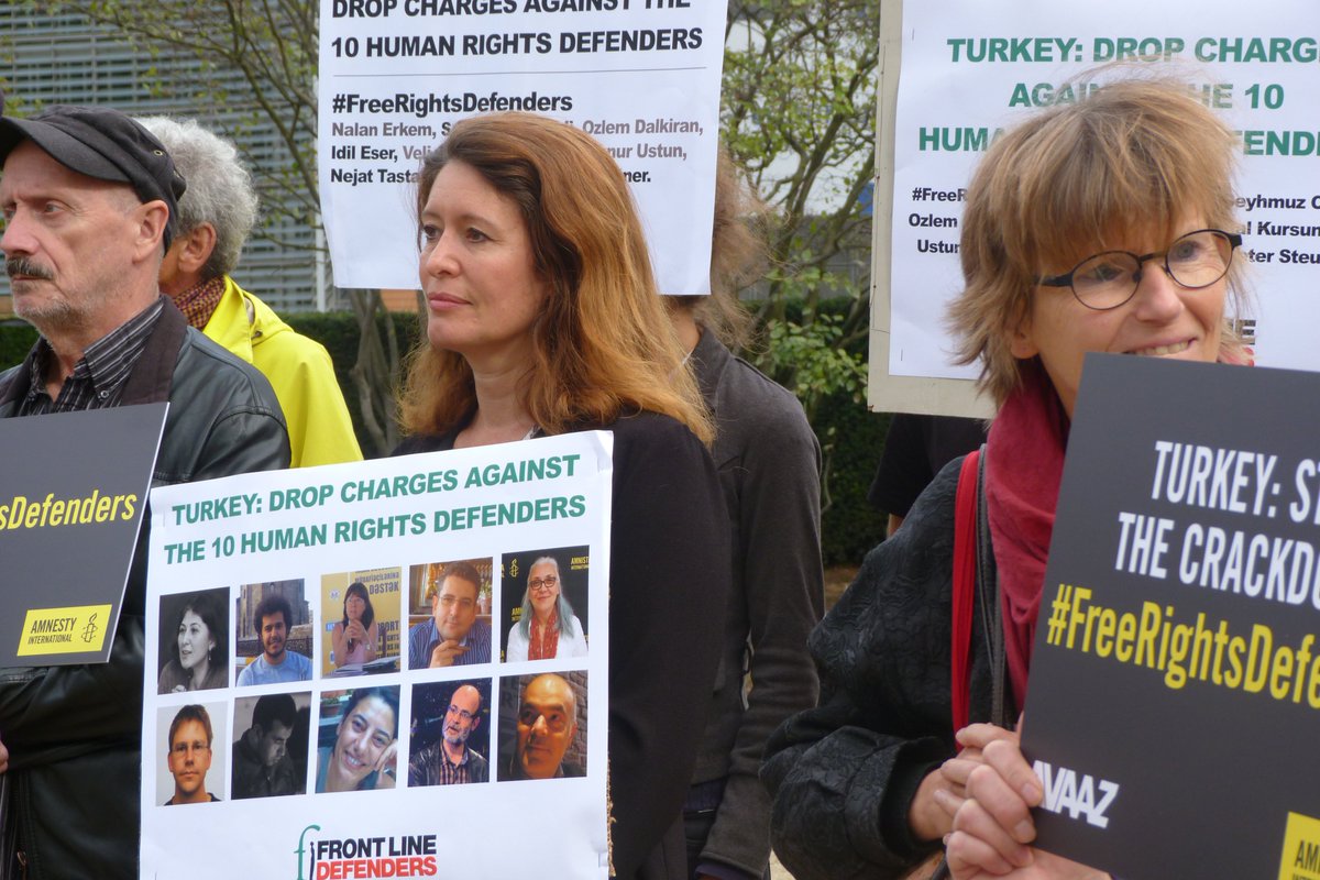 fidh_eu's tweet photo. .@FedericaMog loud &amp; clear demands for #EU to keep pressure on to #FreeRightsDefenders in #Turkey &amp; stop the #crackdown ! https://t.co/qu4LBAwLEL