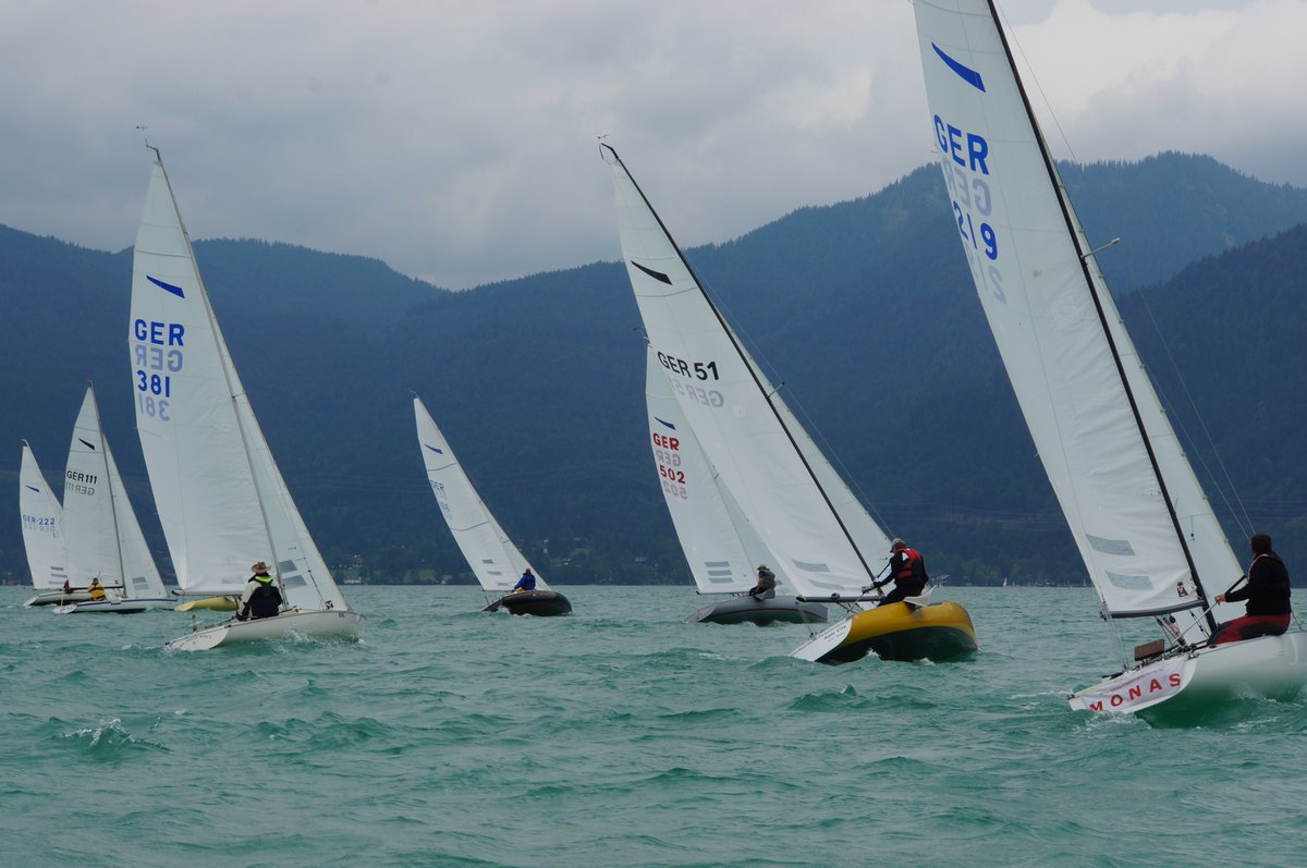 #RL-Regatta #Bootsklassen #Musto-#Skiff #505 #Monas im #Segelclub #Walchensee am WoEnde 29./30.Juli