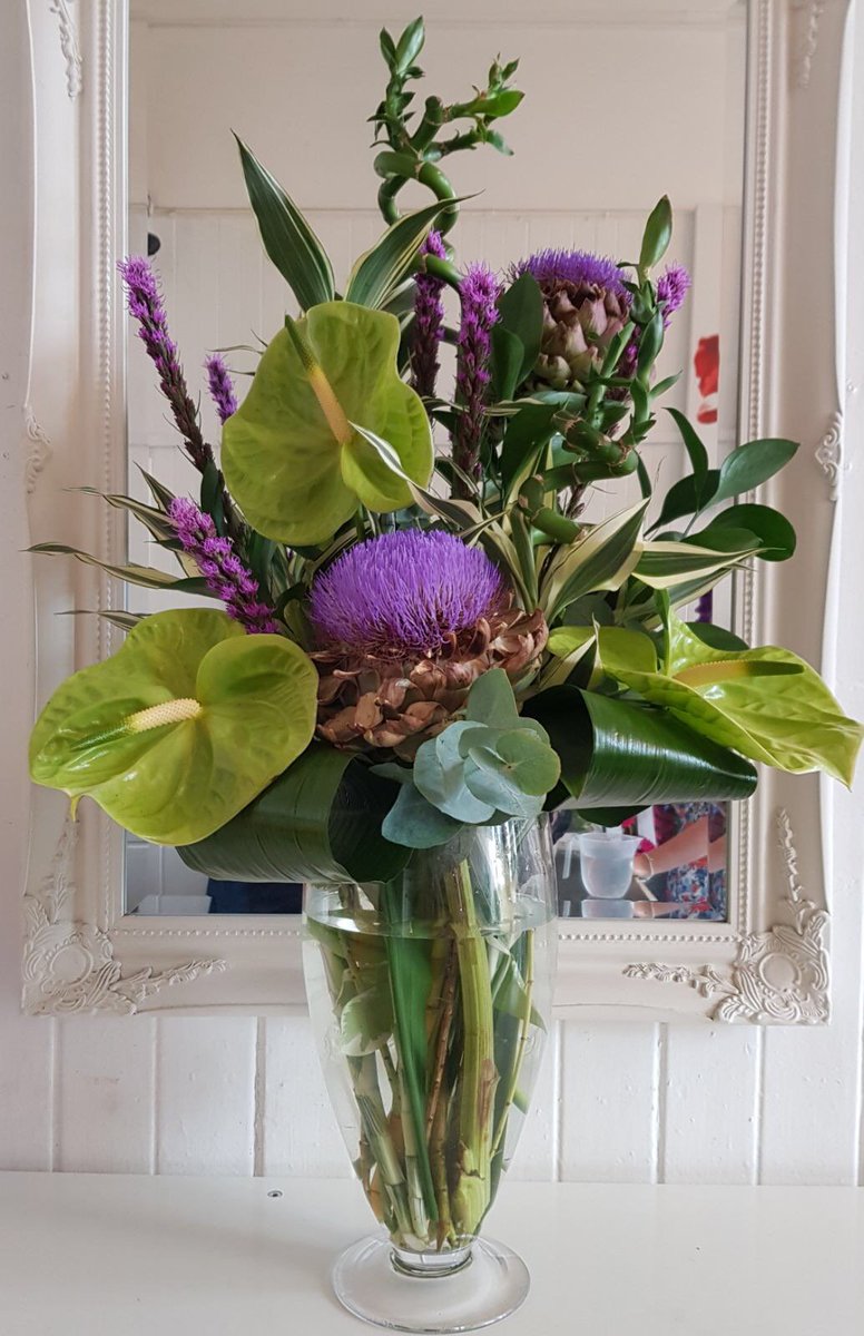 One of last weeks arrangements ... loving the colours