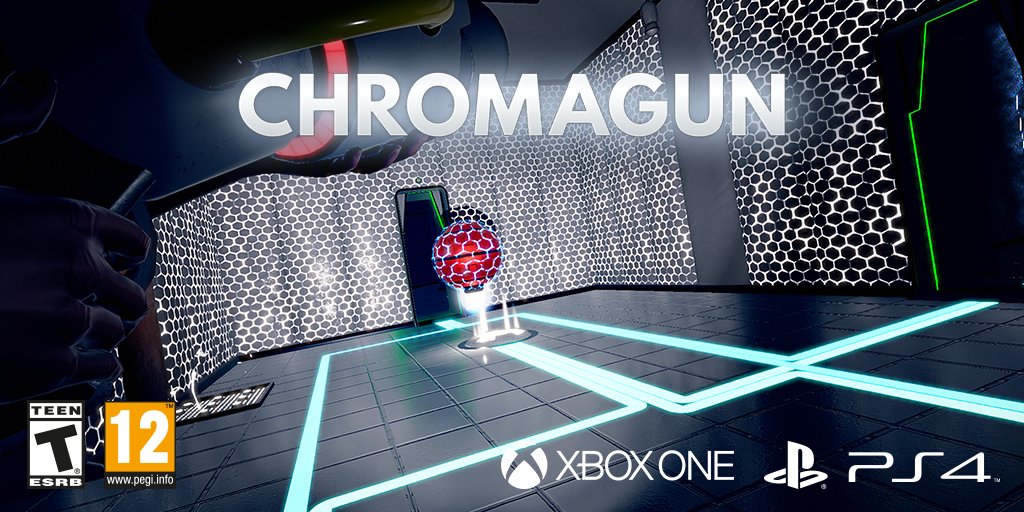 Save the date! ChromaGun is coming to PS4 and Xbox One on August 22 &amp; 23 – Chromatically challenge yourself this summer!
