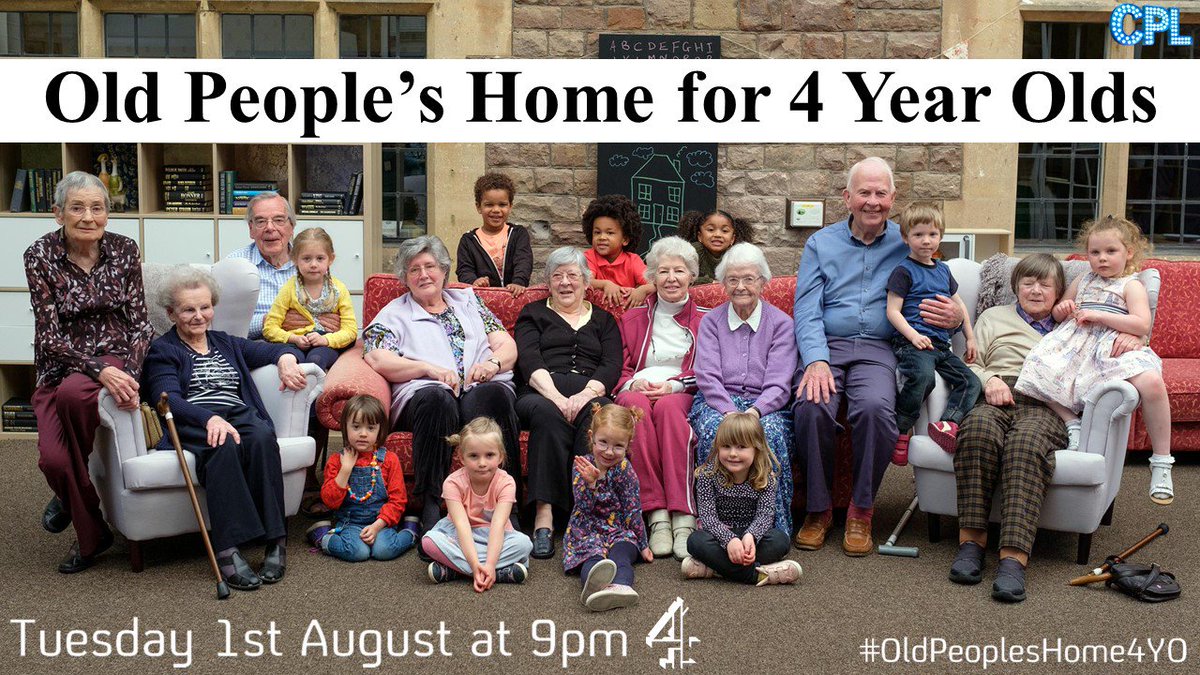 CPLProductions's tweet photo. Could this ambitious experiment transform the way Britain cares for its increasingly older population? #OldPeoplesHome4YO @Channel4 https://t.co/v9C8fUApma