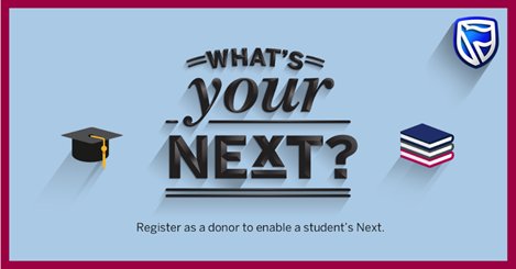 StandardBankZA's tweet image. Help a student achieve their Next by registering as a donor with @Feenix_org. Get involved: feenix.org