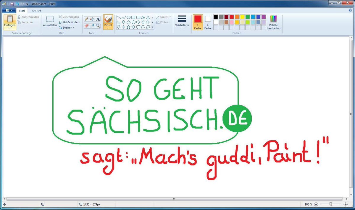 Sogehtsaechsi's tweet photo. Microsoft verschiebt "Paint" in den Papierkorb. Wir verabschieden uns stellvertretend für alle Hobby-Grafikdesignern im Freistaat. #RIPaint https://t.co/n4uho4T1Dy