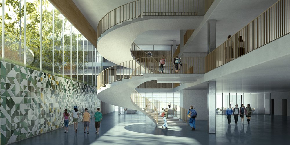 Its__vision's tweet photo. #Itsproject #Recherche et #conception dans le cadre du concours pour la construction d'un collège à Cugy en #Suisse https://t.co/giQntxt5NC