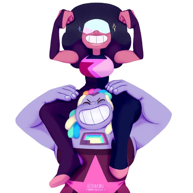 dokirosi's tweet photo. ✨ some of Bismuth and Garnet's power to help you get through your day! ✨ #bismuth #garnet #bisnet #StevenUniverse https://t.co/NNhpp527Ej