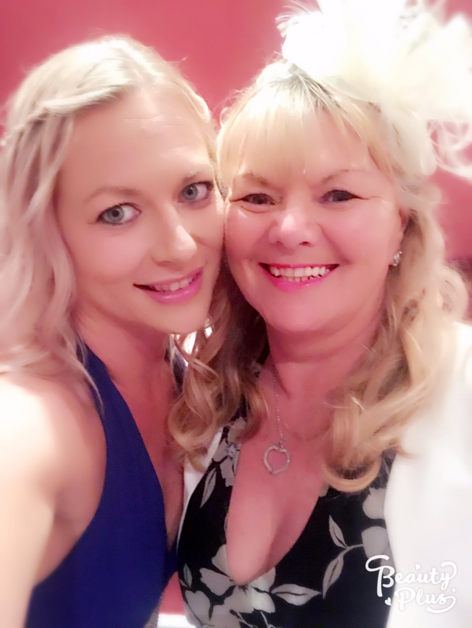“Mother and daughter #selfie #motheranddaughter” .