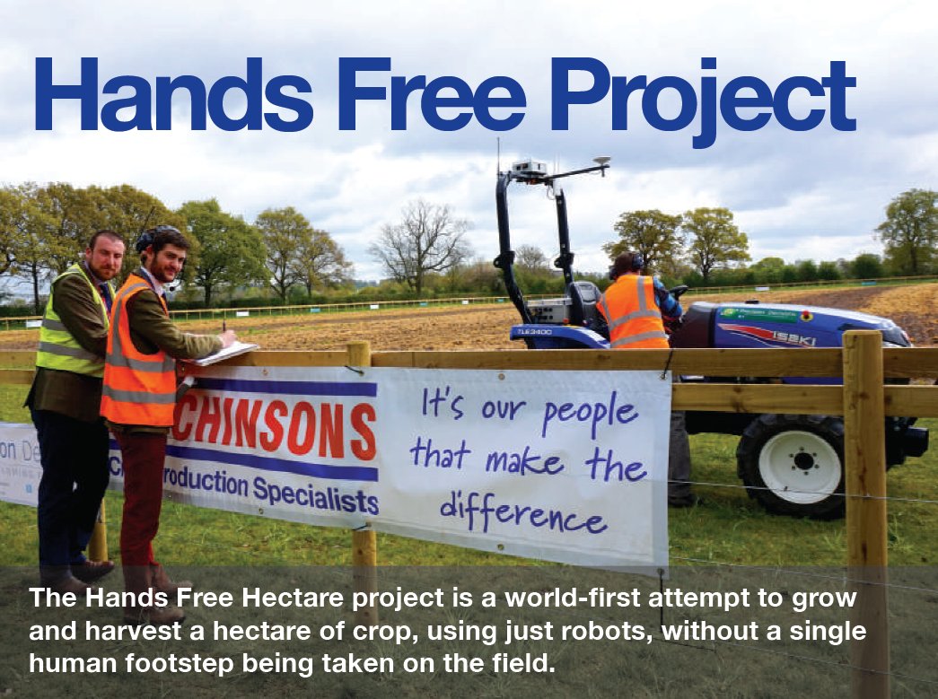 HutchinsonsAgUK's tweet photo. In #Fieldwise, Kieran Walsh describes his involvement with @FreeHectare robot grown & harvested crop https://t.co/8XzAUdNgGm https://t.co/PF7zDXl3by