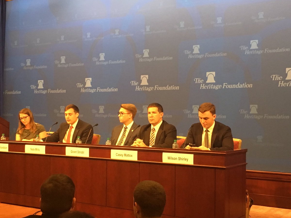 JCalebDalton's tweet photo. .@AllianceDefends Center for Academic Freedom's @CaseyMattox_ Advocating for #freespeech on Public University Campuses @Heritage #firstamend https://t.co/yKapiyP2mE