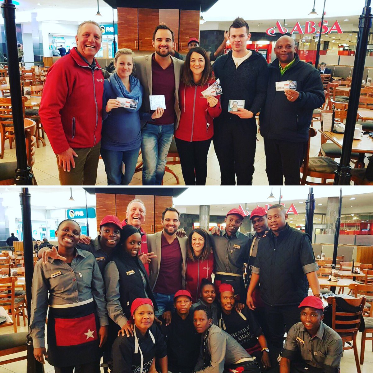 <a href="/Tygerberg104fm/">Radio Tygerberg 104FM</a> het vanoggend kaartjies wegegee saam met @JohanBrits18 by <a href="/Mugg_and_Bean/">Mugg & Bean</a> in <a href="/capegate/">Capegate Shopping Centre</a>. #giveaway #free #tickets #gs17