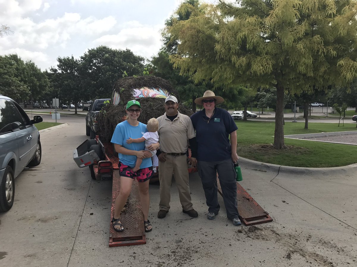 llesterart's tweet photo. Thank you to our friends @dallasarboretum for the generous donation. #Swampbug #RISDgreatness @mrsvanfoster @mstennet @KimberlyKindred https://t.co/zMNzQUytrt