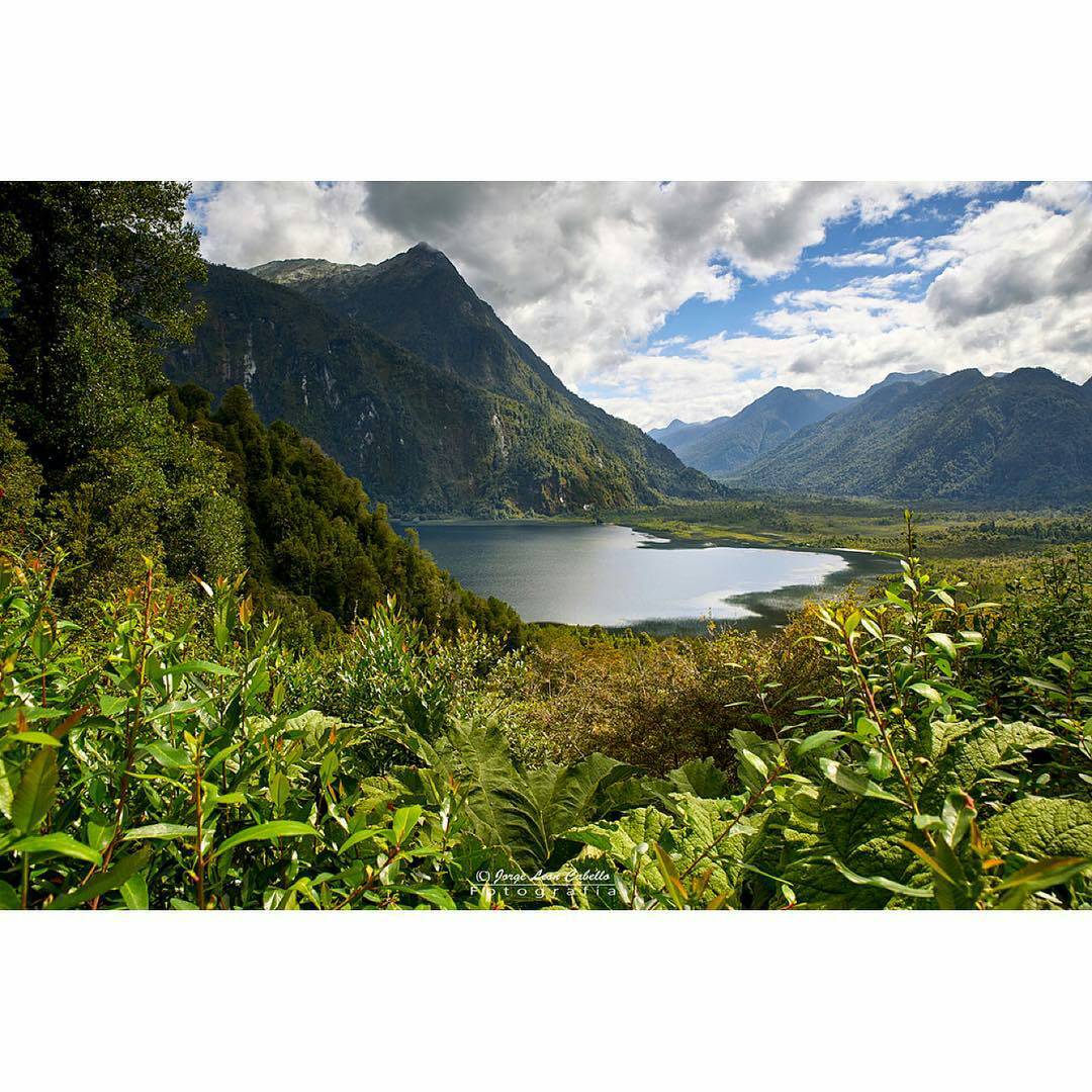 Hermosa vista al lago negro, en el Parque Nacional #Pumalín 🏔🏃🍃
¿Lo Conoces?
 📷Jorge Leon #SurdeChile ❤👍