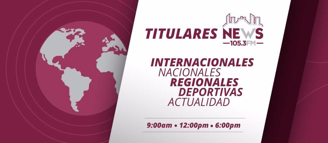 Las más recientes informaciones regionales, nacionales e internacionales por News 105.3FM de #CiudadGuayana en 3 emisiones #AlDiaContigo