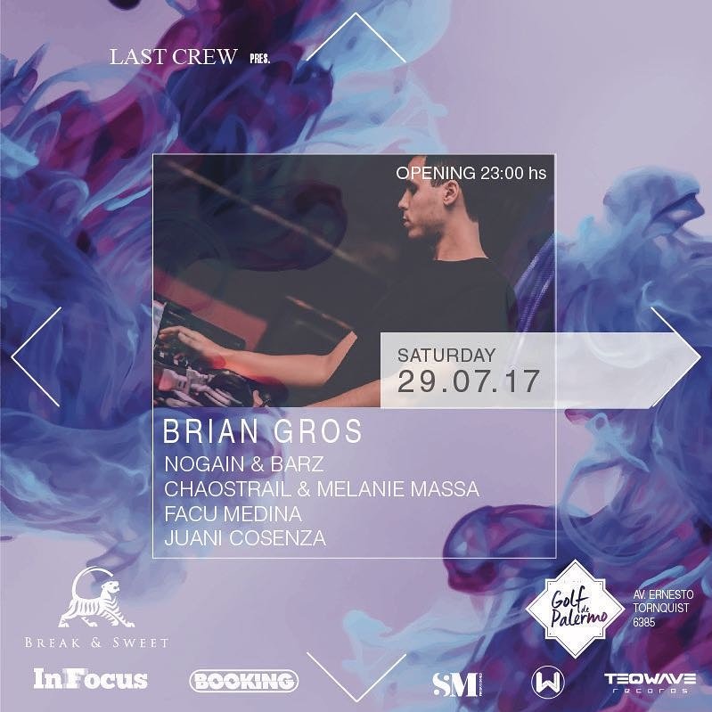 teQwave's tweet photo. Sabado @PalermoGolf @GolfPalermo con @Brian_Gros #NoGain #Barz #MelanieMassa #Chaostrail #TEQWAVE #FREE 🔥👊💣 https://t.co/s0G86AXJps
