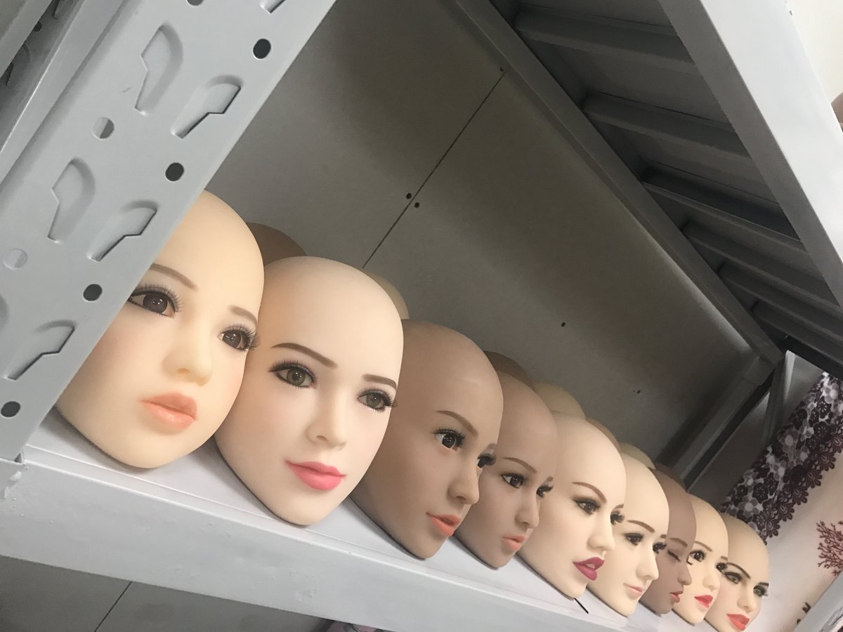 SoldLaugh's tweet photo. Photos from factory of realistic dolls. Some of them look creepy. https://t.co/lhf1P23aJX