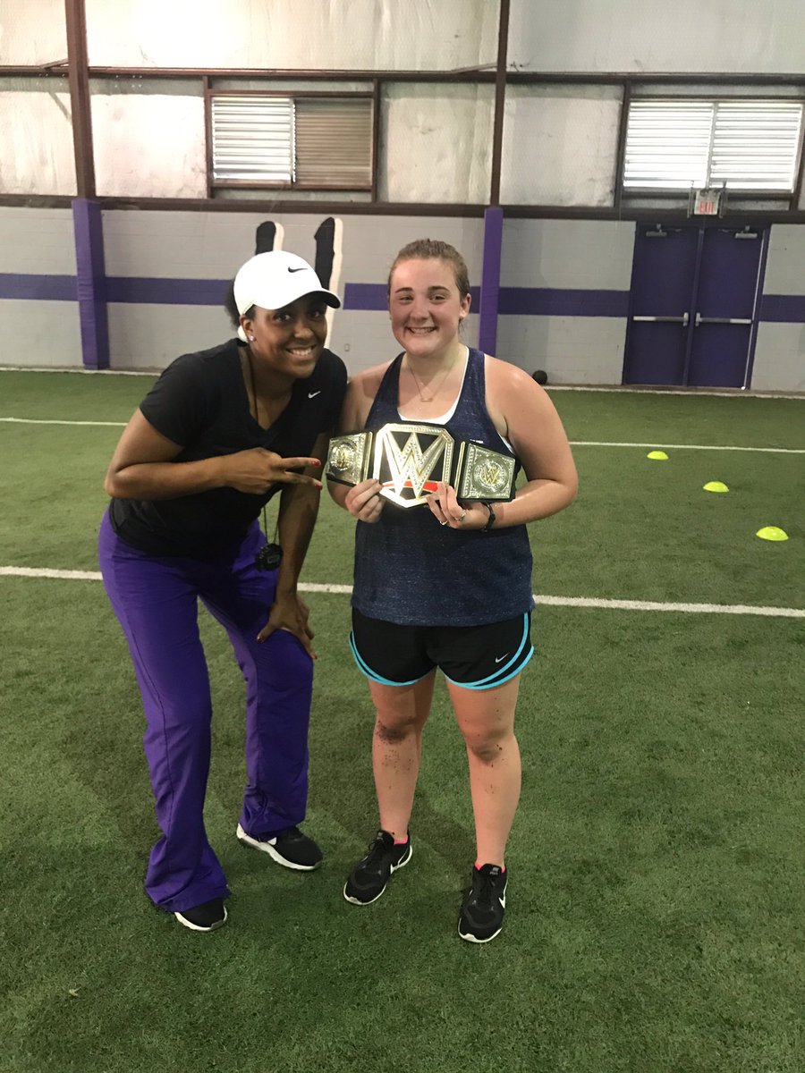 jboyd_k's tweet image. Last Tuesday Summer Workout- Wonder Woman of the Day, Fr. Gracie Bonnin #ladypack #LufkinU