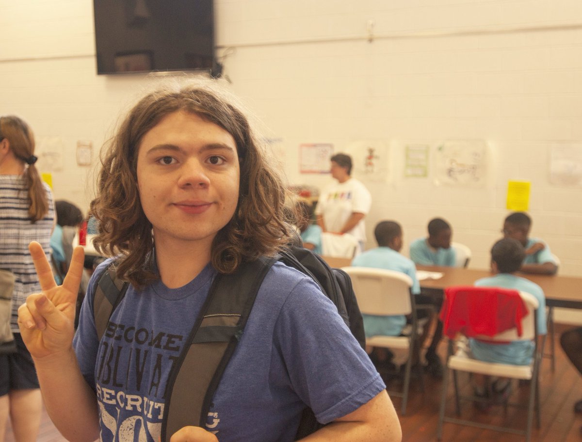 WAHSKey's tweet photo. Jordan enjoying his peaceful summer while volunteering! Volunteer next at first Friday on August 4th! https://t.co/PE1Px0RC2S