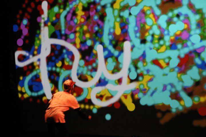 vuoflow's tweet photo. New Vuo community spotlight: Dancers with disabilities paint with body movements at IMPACT Theatre — https://t.co/dN56vnnJrV https://t.co/XZL4dUPYgw