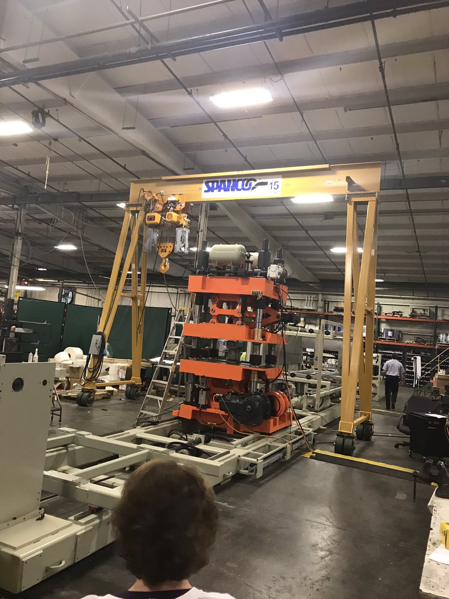 CapeCodSTEM's tweet photo. We toured manufacturing company, @sencorpwhite this morning. We learned so much about industrial machinery! #stem #CapeCod #CapeCodSTEM https://t.co/qJIKiQGDrl