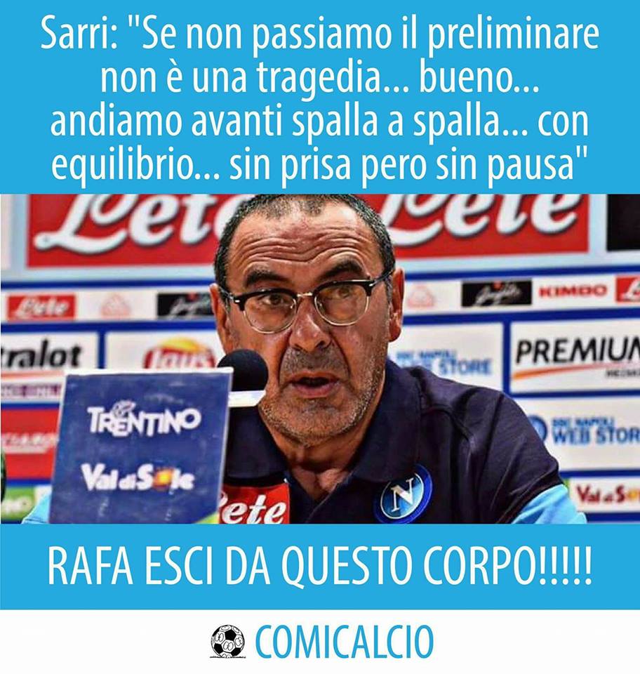 COMICALCIO's tweet photo. #comicalcio #forzanapolisempre #Sarri #Napoli
@sscnapoli @ChampionsLeague @ADeLaurentiis @rafabenitezweb https://t.co/v1Uidcfhm1