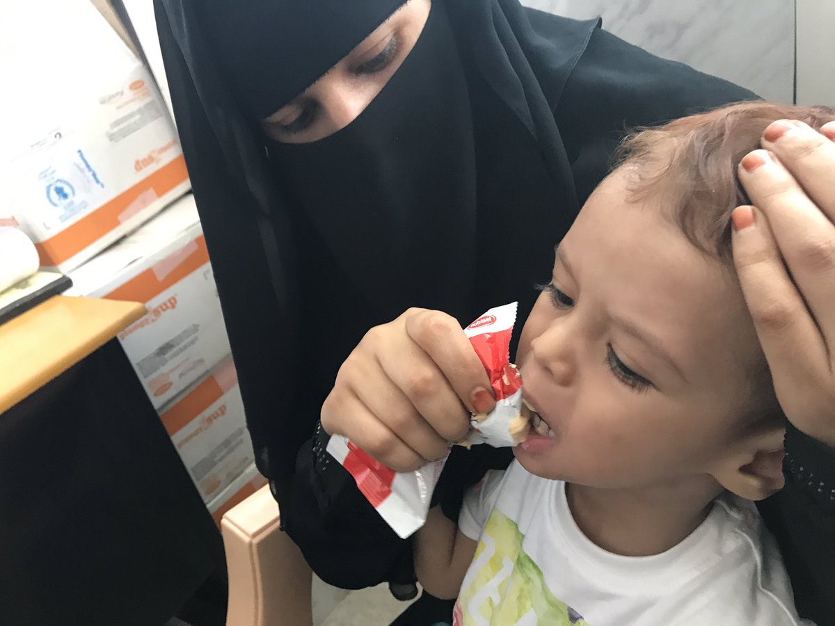 WFPChief's tweet photo. Sad to see the suffering of innocent civilians &amp; children in #Yemen but heartwarming to see @WFP saving lives every day #FightingFamine https://t.co/0eGdJdBOjD