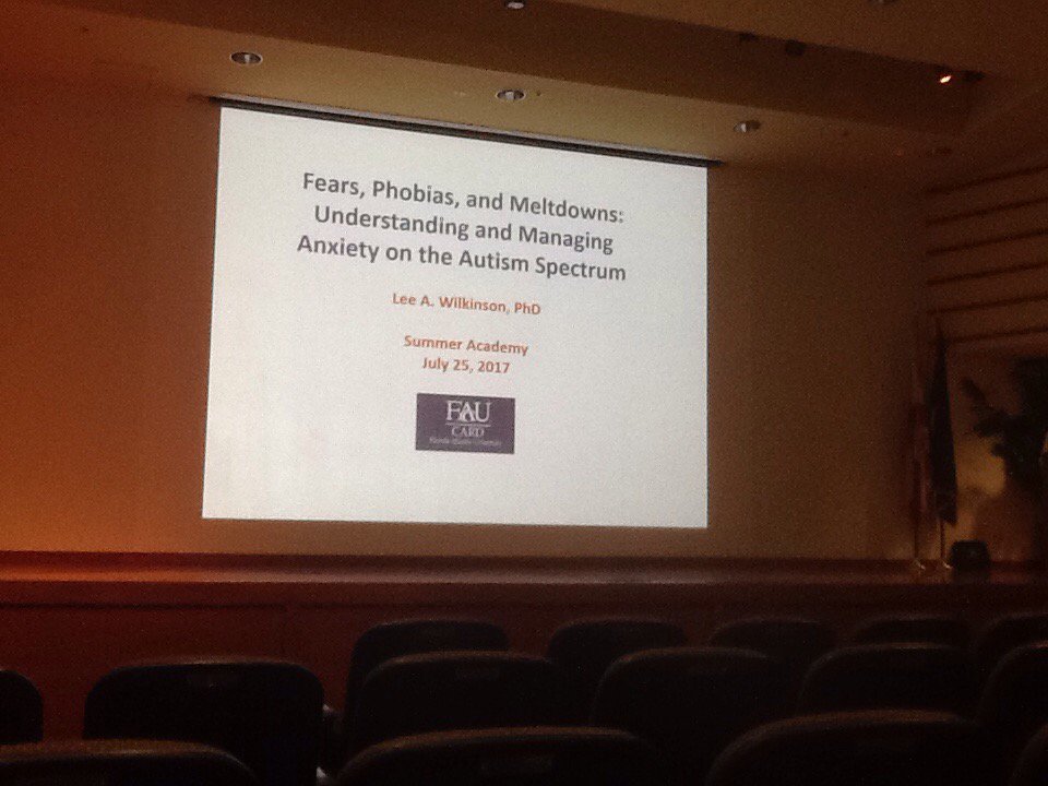 MrsChatfield1's tweet photo. #FAUCARD getting strategies for my kiddos w/ASD related anxiety. https://t.co/z9KXAVp02S