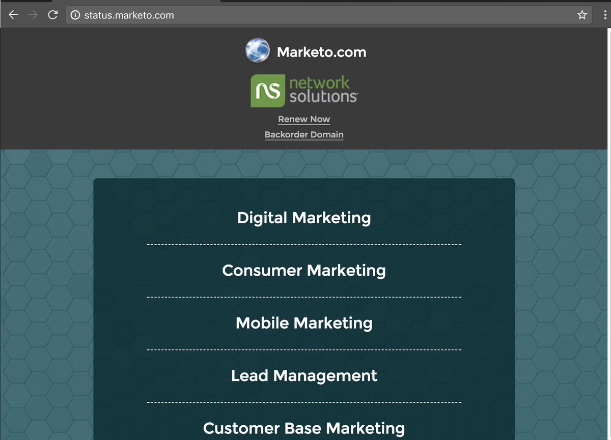Dan_Ahmadi's tweet photo. This is my worst nightmare. #marketo https://t.co/Tfbex8KskA