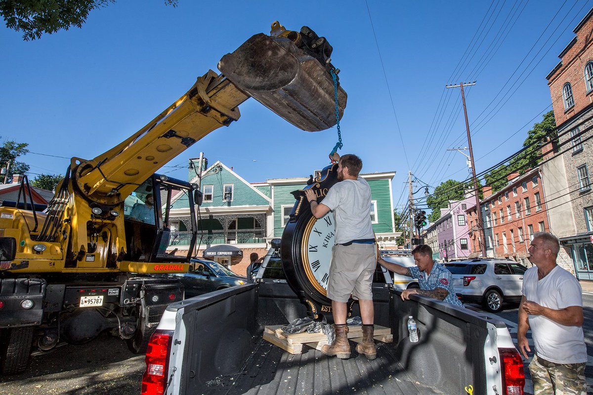 HoCoGovExec's tweet photo. Join us this Sat, July 29, at 11:30am at the corner of Main Street &amp; Maryland Ave as to dedicate a new clock in Ellicott City. #ECStrong https://t.co/wt39UiP5PR
