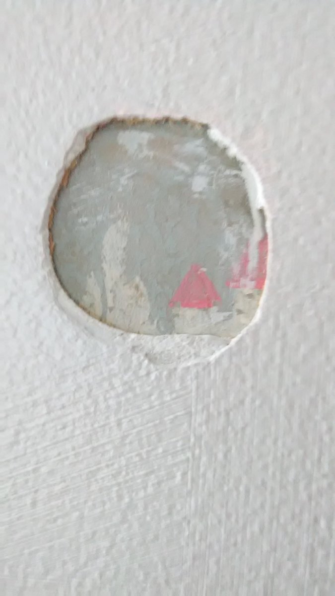 An accidental hole in my bedroom wall reveals a tiny, secret castle or village from the past. A story waiting to be written! #writerslife