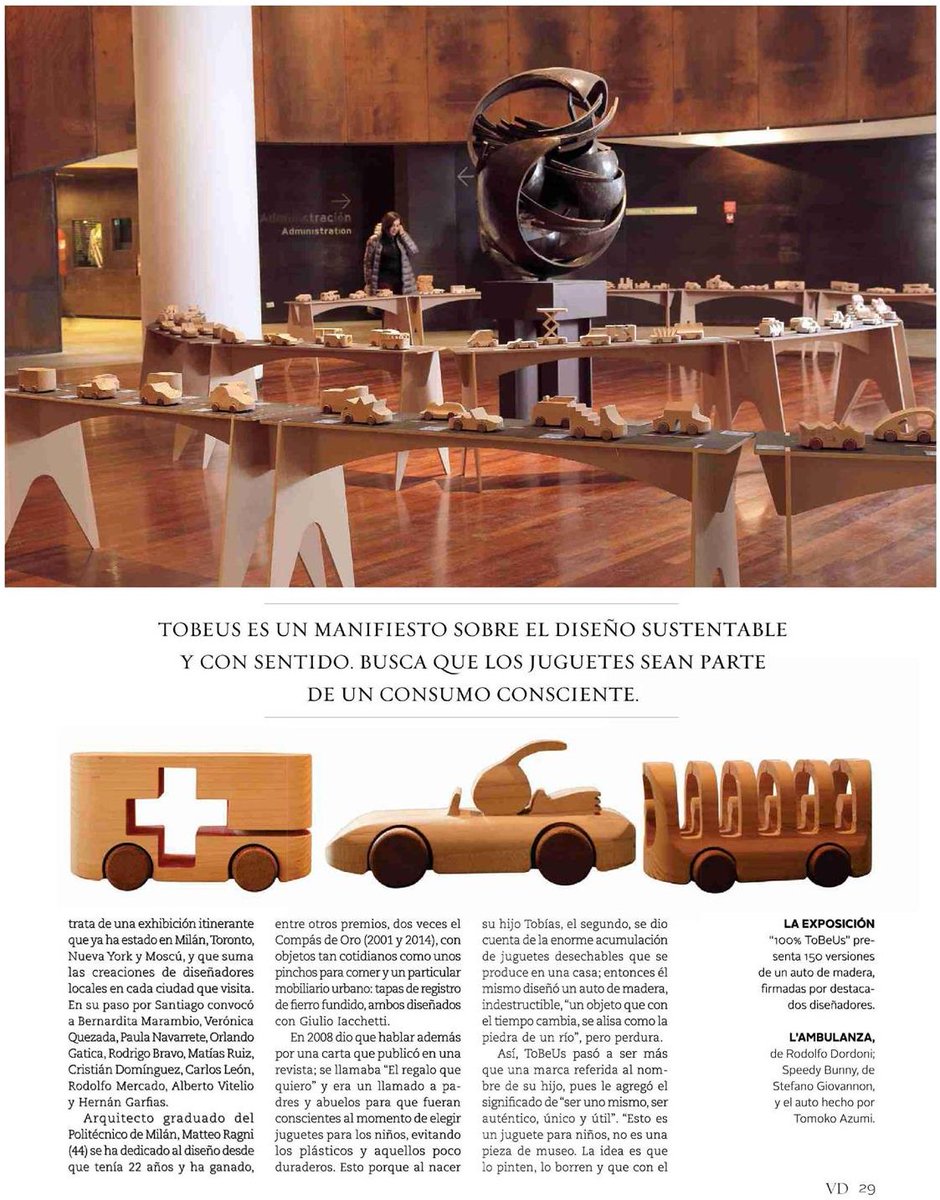 centroGAM's tweet photo. El sentido del juego. El destacado diseñador italiano Matteo Ragni cuenta en @Revista_VD todo de la expo #ToBeUs>> https://t.co/rVtepOBn4f https://t.co/805Tejk4m2